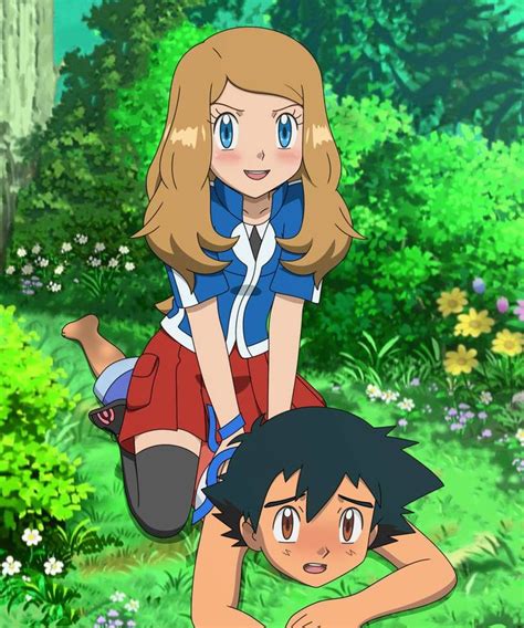 serena and ash porn|Serena Pokemon rule34 porn fucks by Ash .